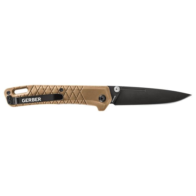 Gerber Zilch Linerlock Coyote Brown GFN Black 7Cr Stainless - Knives.mx