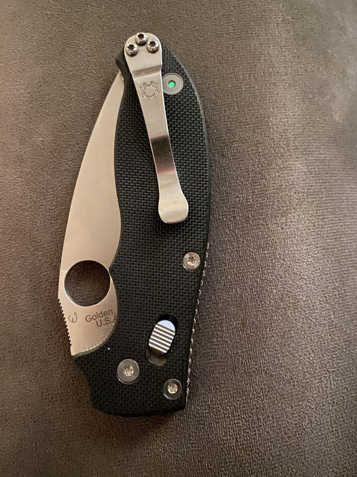 Glow Rhino Tritium Lanyard Hole Plug for Spyderco Knives - Knives.mx