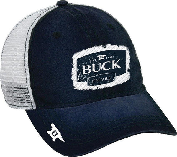 Gorra Buck Navy Logo Patch Cap - Knives.mx