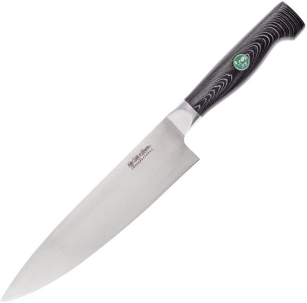 Hen & Rooster Chefs Knife Black G10 - Knives.mx