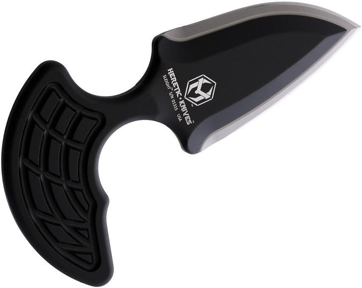 Heretic Knives Sleight Push Dagger Double Edge Black Aluminum Bead Blast CPM-20CV - Knives.mx