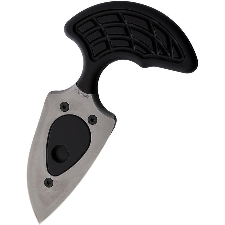 Heretic Knives Sleight Push Dagger Double Edge Black Aluminum Bead Blast CPM-20CV - Knives.mx