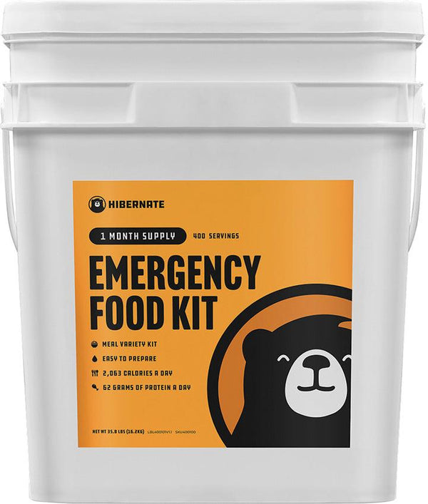 Hibernate Emergency Food Kit 1 Month - Knives.mx