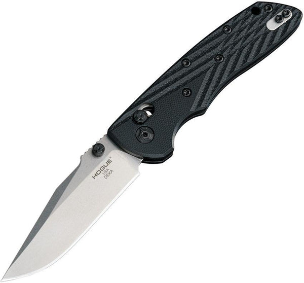 Hogue Deka ABLE Lock Black Sculpted G10 SW CPM 20CV - Knives.mx