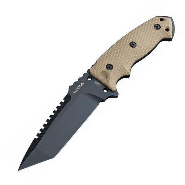 Hogue EX-F01 Fixed Blade FDE Tanto A2 - Knives.mx