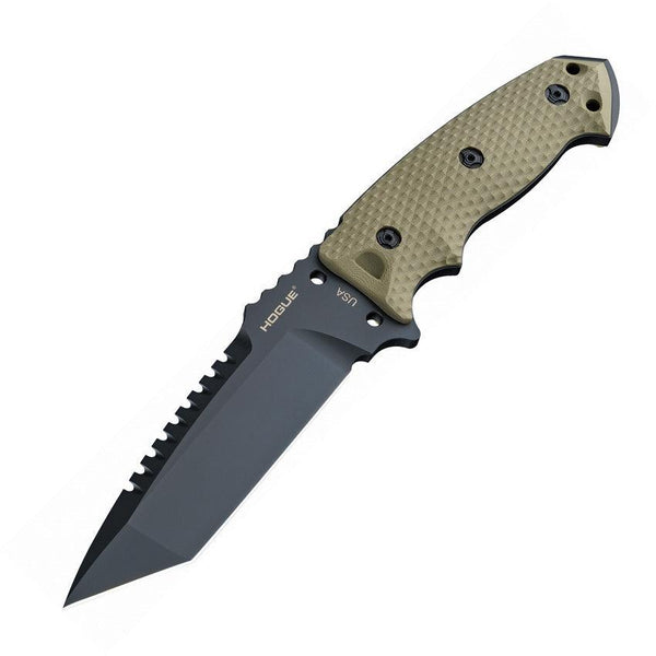 Hogue EX-F01 Fixed Blade OD Green Tanto A2 - Knives.mx