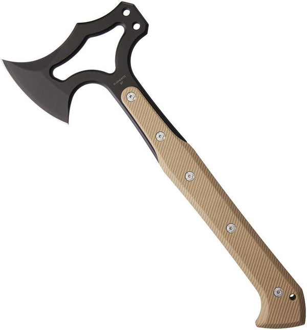 Hogue EX-T01 Tomahawk Tan S-7 Tool Steel Axe - Knives.mx