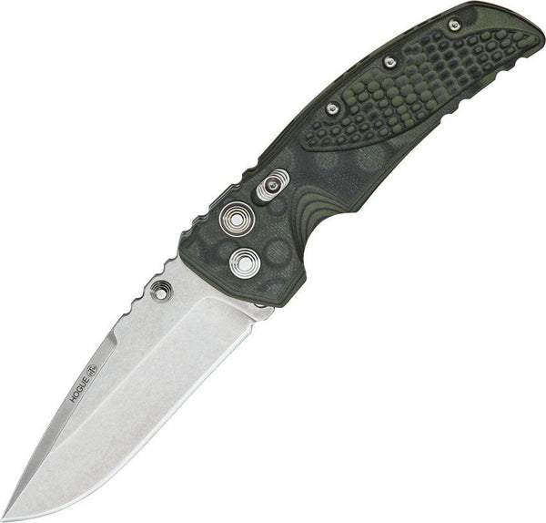 Hogue Medium Tactical Drop Point Green G10 CPM-154 - Knives.mx