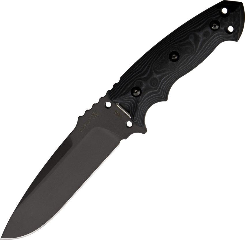 Hogue Tactical Fixed Blade Black 3D Contoured Fiber w G-Mascus A2 Tool Steel - Knives.mx