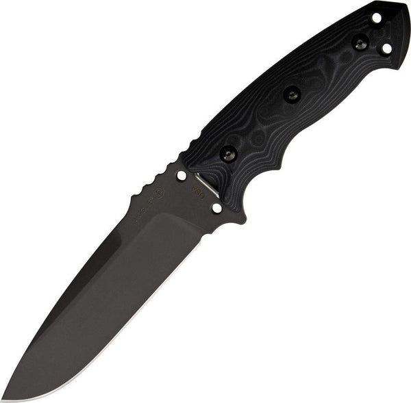 Hogue Tactical Fixed Blade Black 3D Contoured Fiber w G-Mascus A2 Tool Steel - Knives.mx