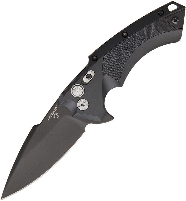 Hogue X5 Button Lock Black Aluminum G-Mascus Spear Point CPM 154 - Knives.mx