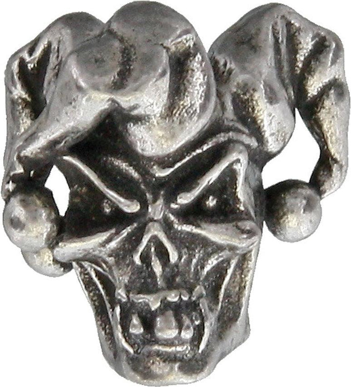 Jester Skull Bead Pewter - Knives.mx