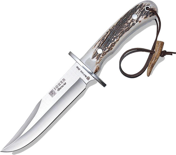 Joker Bowie Stag Satin 1.4116 Stainless - Knives.mx