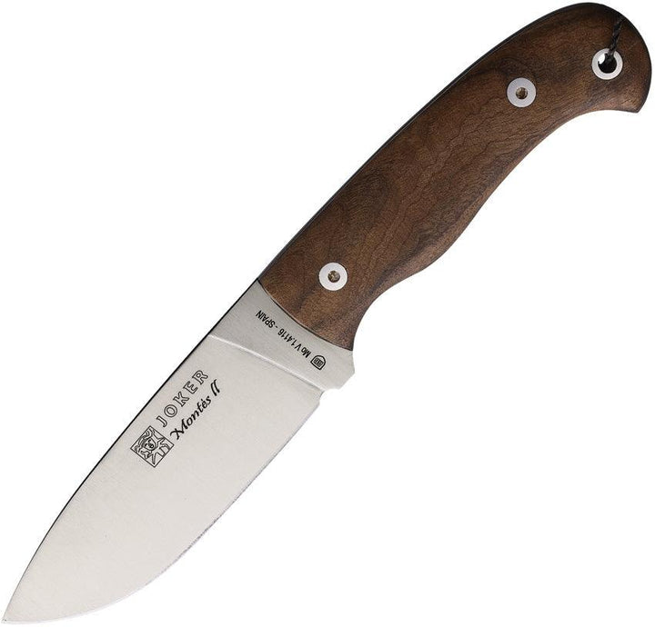 Joker Montes II Outdoor Fixed Blade Walnut Satin 1.4116 Stainless - Knives.mx