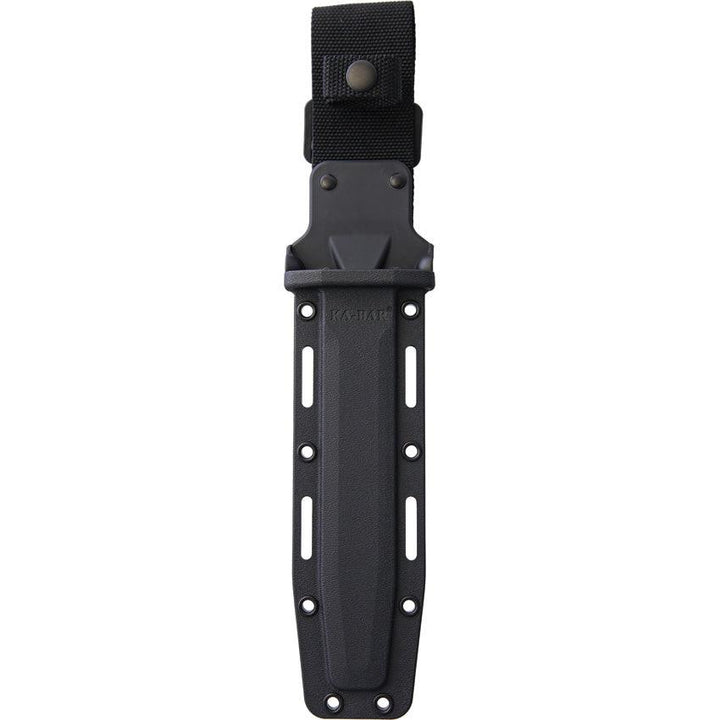 Ka-Bar D2 Extreme Utility Black Kraton Plain Clip Point D2 - Knives.mx