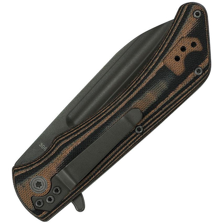 Ka-Bar Mark 98 Linerlock Black & Brown G10 5Cr15MoV - Knives.mx