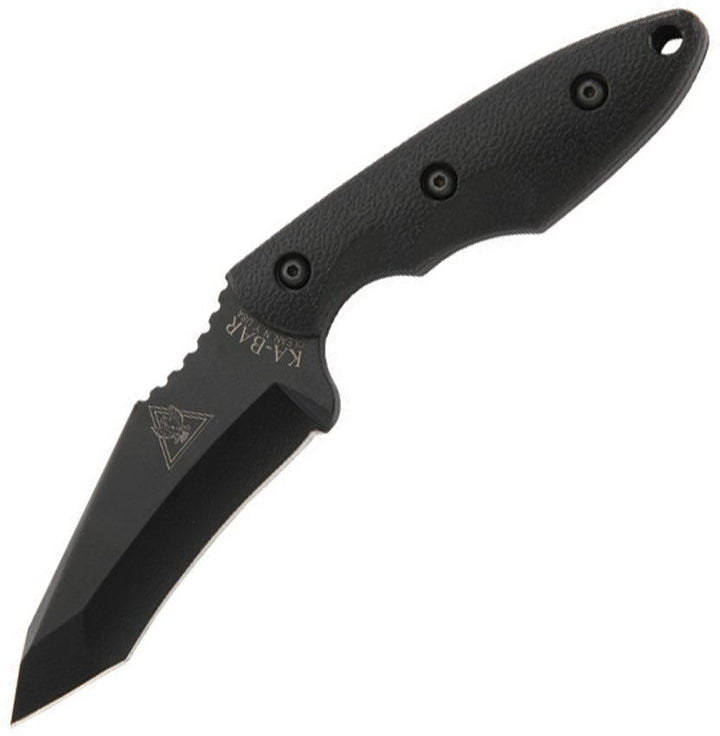 Ka Bar TDI Hinderer Hell Fire Black Zytel Recurve Tanto 1095 Cro-Van - Knives.mx