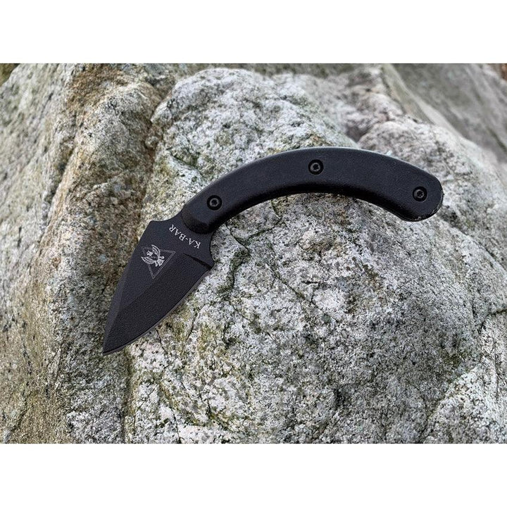 Ka Bar TDI Ladyfinger Black Zytel Powder Coated AUS-8A - Knives.mx