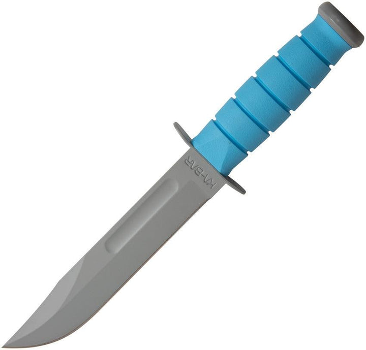 Ka Bar USSF Space-Bar Knife Blue Kraton Gray Powder Coated 1095 - Knives.mx