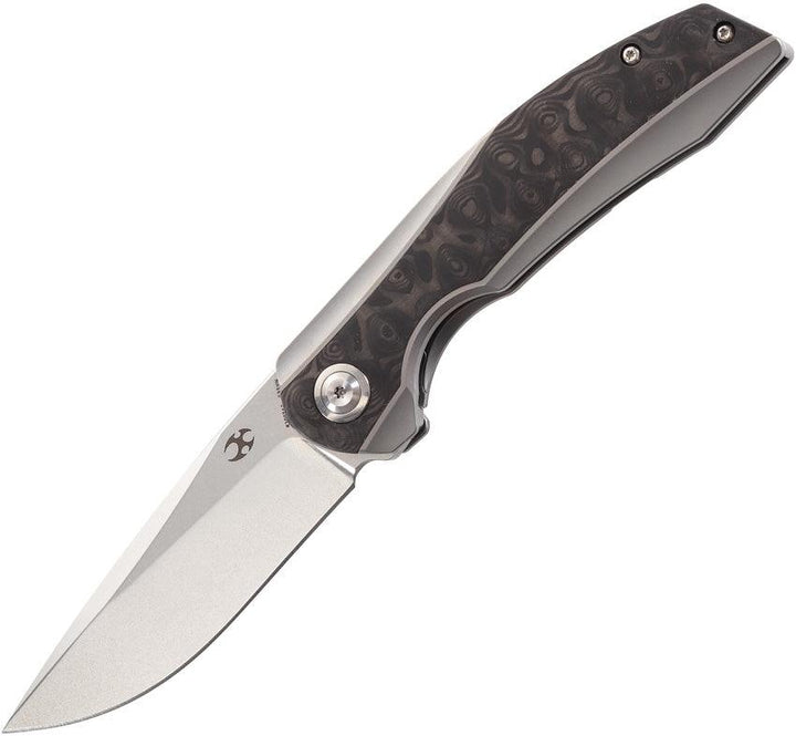 Kansept Knives Accipiter Framelock Titanium / CF S35VN - Knives.mx