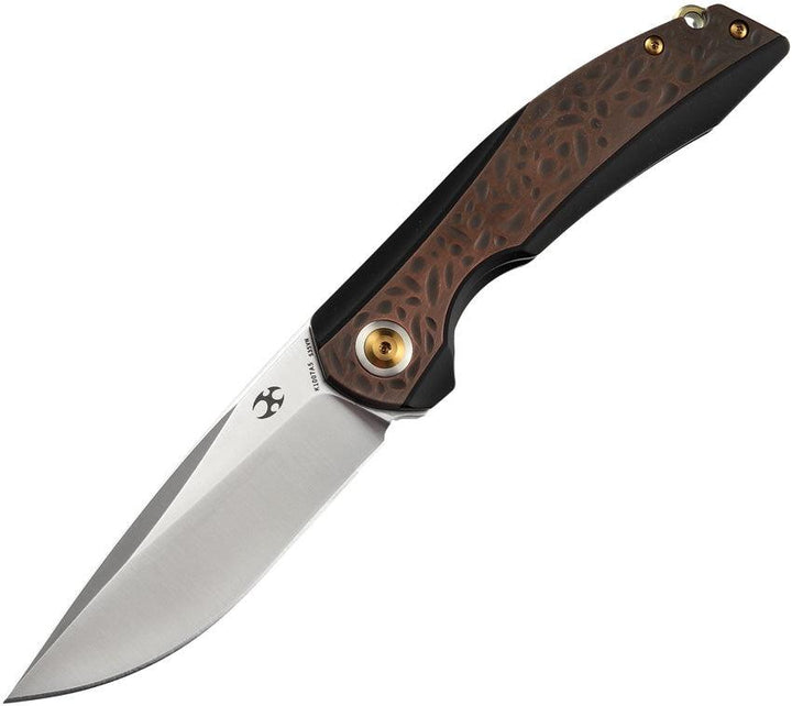 Kansept Knives Accipiter Framelock Titanium / Copper S35VN - Knives.mx