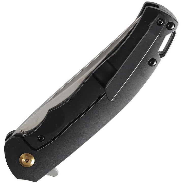 Kansept Knives Agent Framelock Black Titanium CPM S35VN - Knives.mx