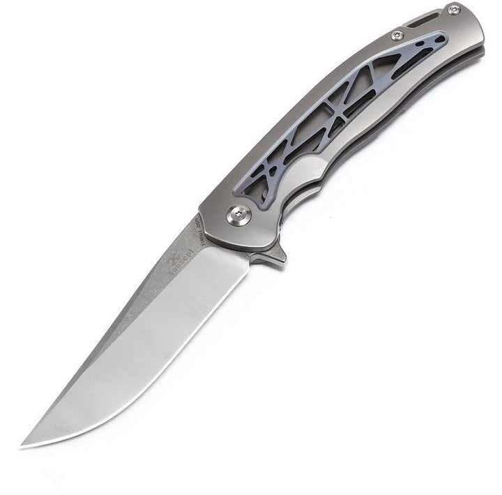 Kansept Knives Agent Framelock Titanium S35VN - Knives.mx