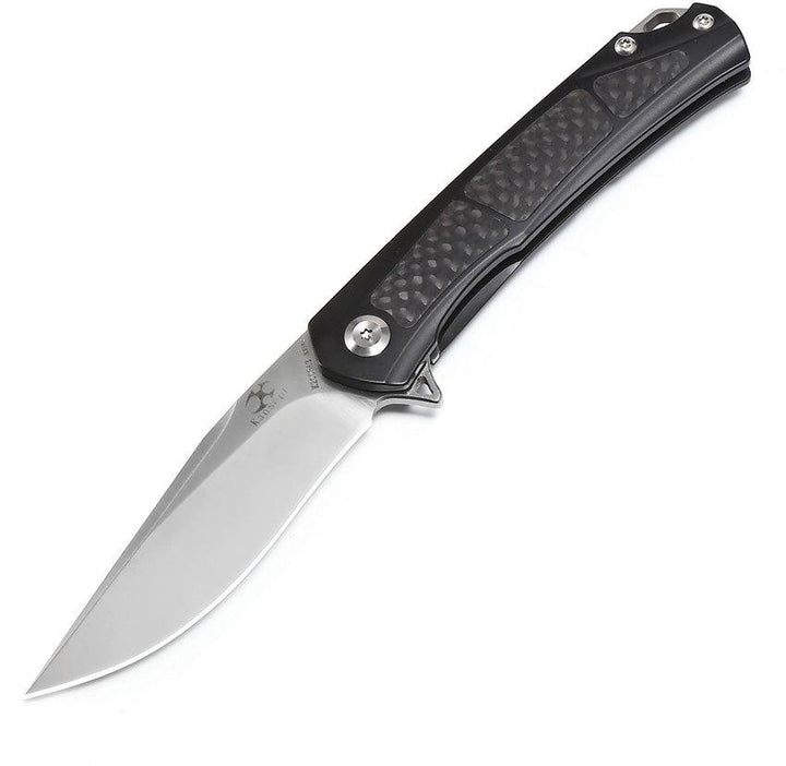 Kansept Knives Gremlin Framelock Black CF / Titanium CPM S35VN - Knives.mx