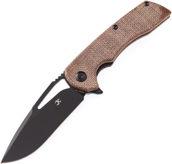 Kansept Knives Kyro Framelock Brown D2 - Knives.mx