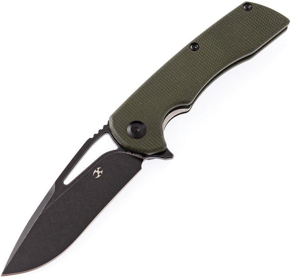 Kansept Knives Kyro Framelock Green D2 - Knives.mx