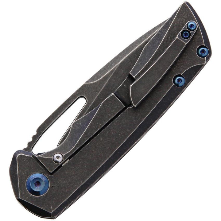 Kansept Knives Mini Kyro Framelock Black Titanium CPM S35VN - Knives.mx