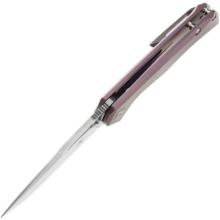 Kansept Knives Mini Kyro Framelock Purple Titanium CPM S35VN - Knives.mx