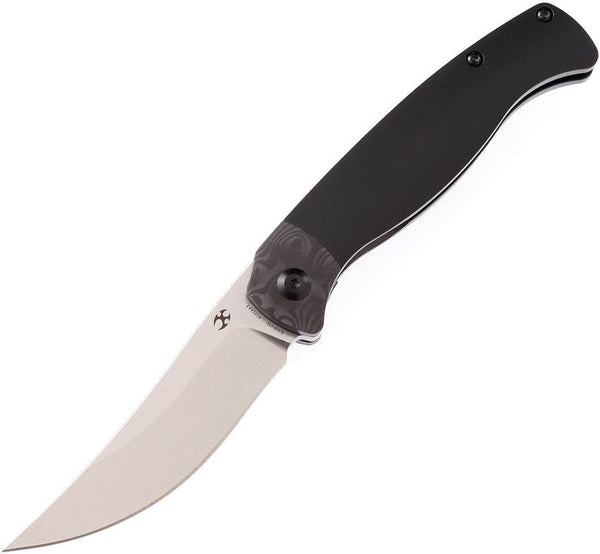 Kansept Knives Mujir Framelock Black Titanium S35VN - Knives.mx