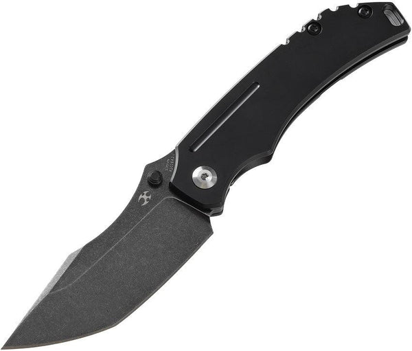 Kansept Knives Pelican EDC Framelock Black Titanium CPM S35VN - Knives.mx