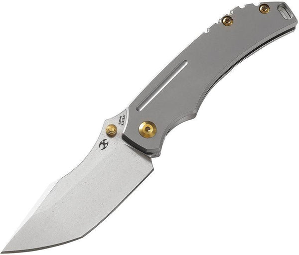Kansept Knives Pelican EDC Framelock Gray Titanium CPM S35VN - Knives.mx