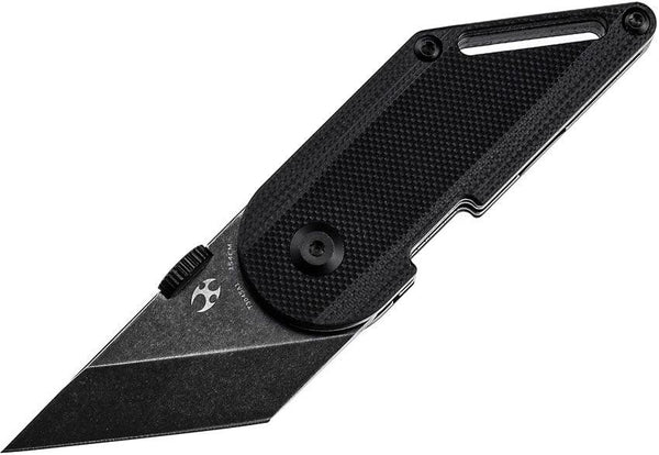Kansept Knives Pinkerton Dash Linerlock Blackout G10 Stonewash Tanto 154CM - Knives.mx