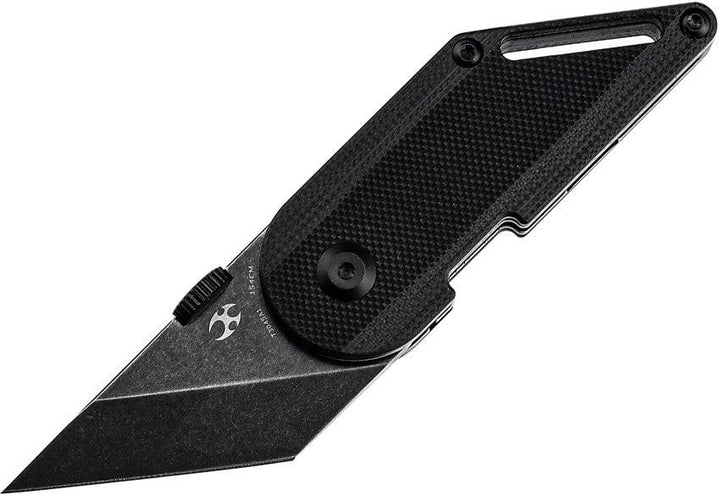 Kansept Knives Pinkerton Dash Linerlock Blackout G10 Stonewash Tanto 154CM - Knives.mx