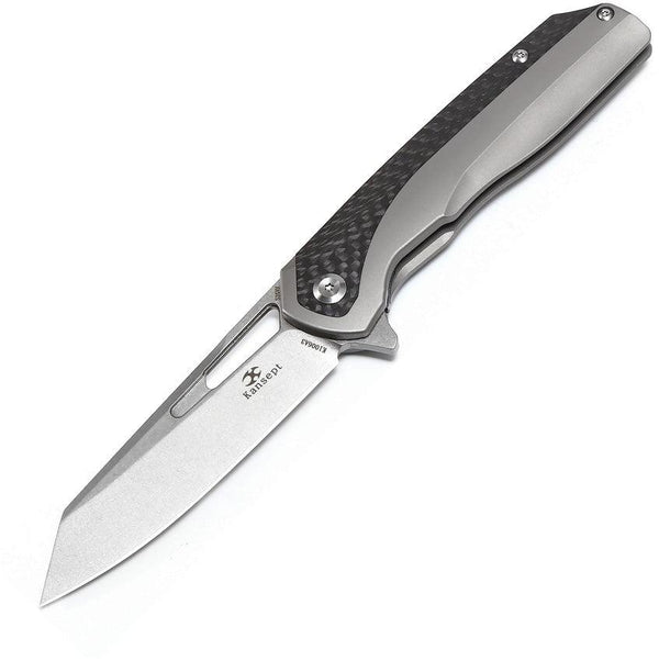 Kansept Knives Shard Framelock CF Titanium S35VN - Knives.mx