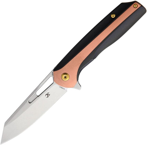Kansept Knives Shard Framelock Titanium/ Copper CPM S35VN - Knives.mx