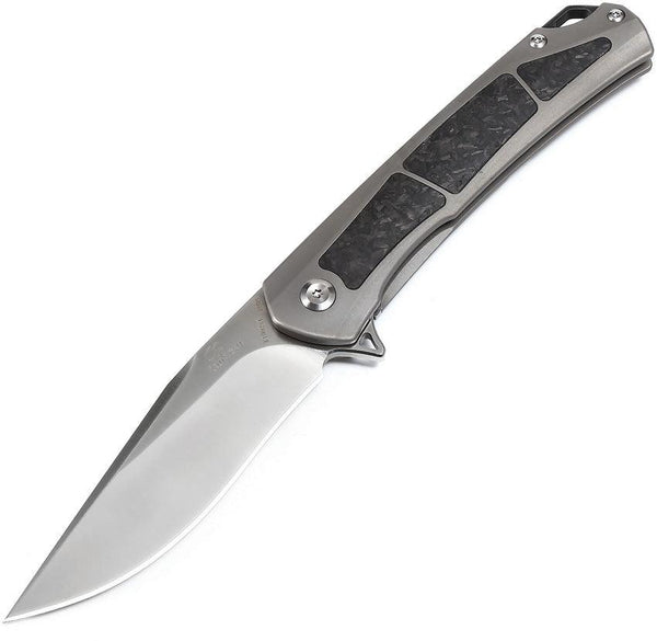 Kansept Knives Sprite Framelock Gray Titanium CPM S35VN - Knives.mx