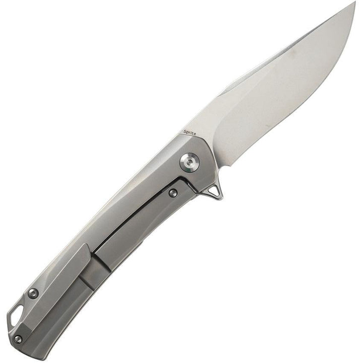 Kansept Knives Sprite Framelock Green Micarta / Titanium CPM S35VN - Knives.mx