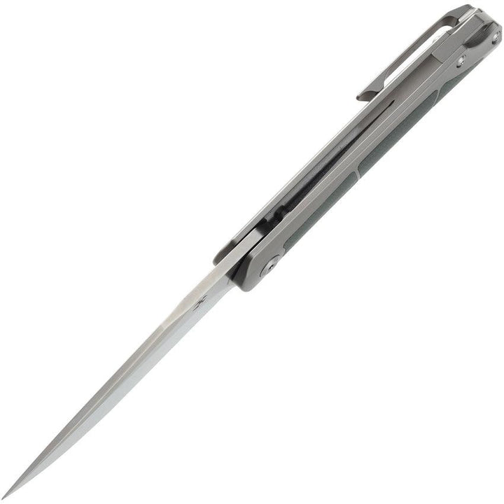 Kansept Knives Sprite Framelock Green Micarta / Titanium CPM S35VN - Knives.mx