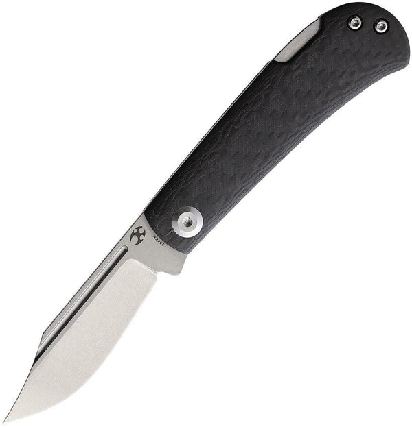 Kansept Knives Wedge Lockback Carbon Fiber Stonewash 154CM - Knives.mx