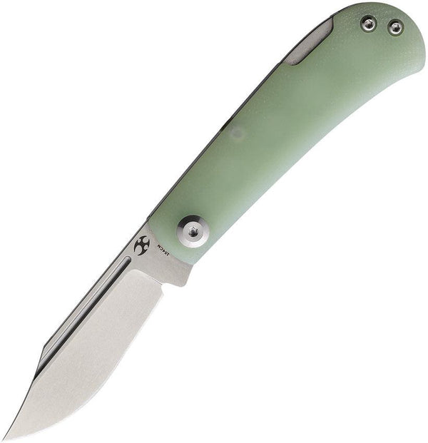 Kansept Knives Wedge Lockback Jade G10 Stonewash 154CM - Knives.mx