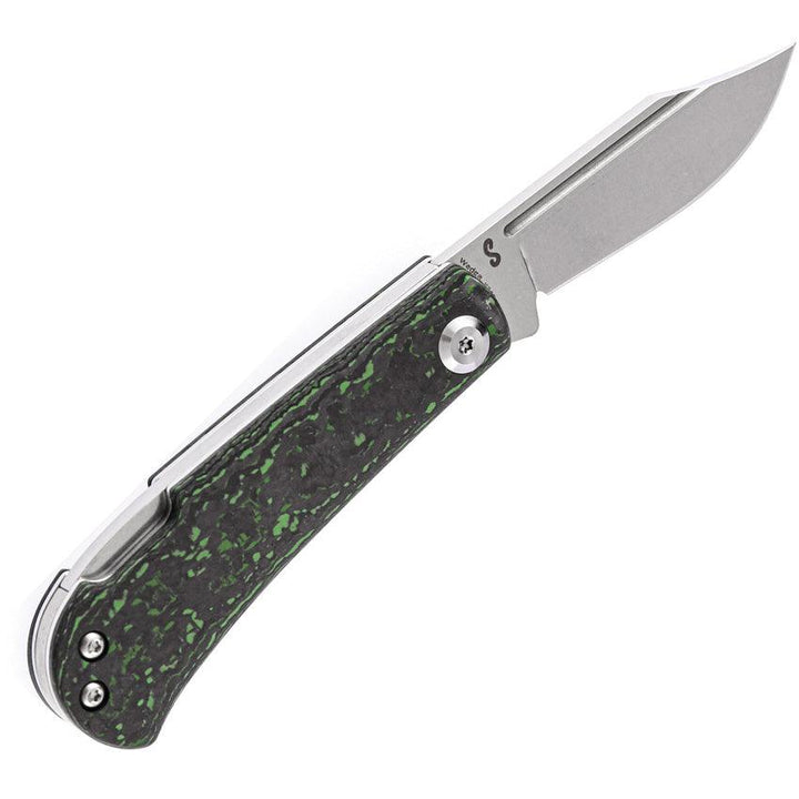 Kansept Knives Wedge Lockback Jungle Camo Carbon Fiber Stonewash CPM S35VN - Knives.mx