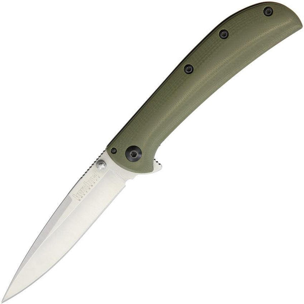 Kershaw AM-3 Framelock A/O Green G10 8Cr13MoV - Knives.mx