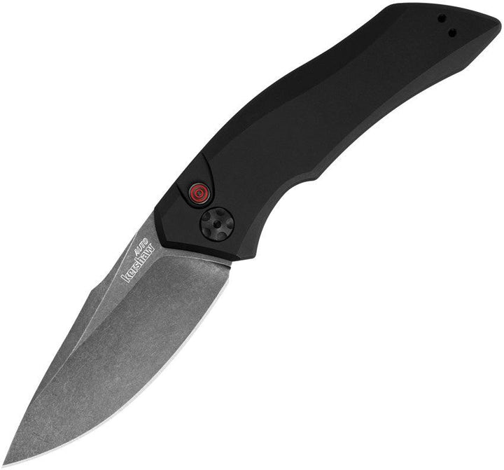 Kershaw Automatic Launch 1 Black Aluminum Oxide BlackWash CPM 154 - Knives.mx