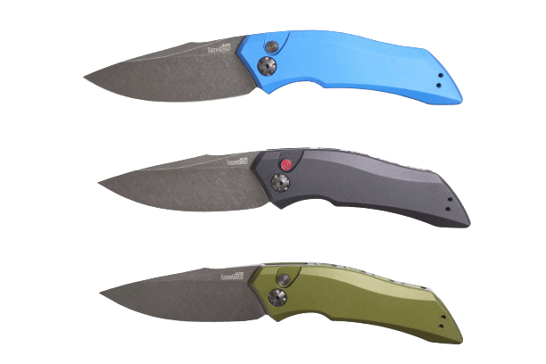 Kershaw Automatic Launch 1 Black Aluminum Oxide BlackWash CPM 154 - Knives.mx