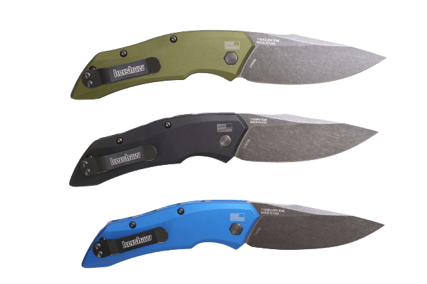 Kershaw Automatic Launch 1 Black Aluminum Oxide BlackWash CPM 154 - Knives.mx