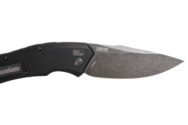 Kershaw Automatic Launch 1 Black Aluminum Oxide BlackWash CPM 154 - Knives.mx